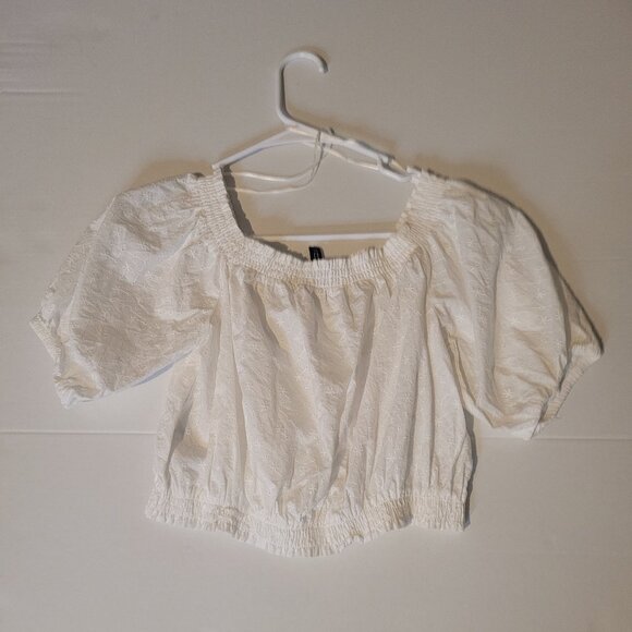 Divided Women's Crop Top White Size M - Picture 3 of 3